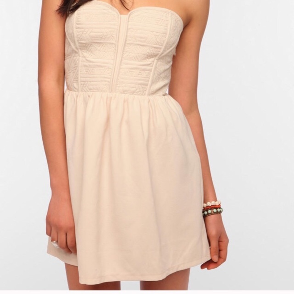 Urban Outfitters Strapless Mini Dress